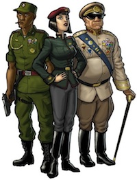 a cast of dictators for dictator wars